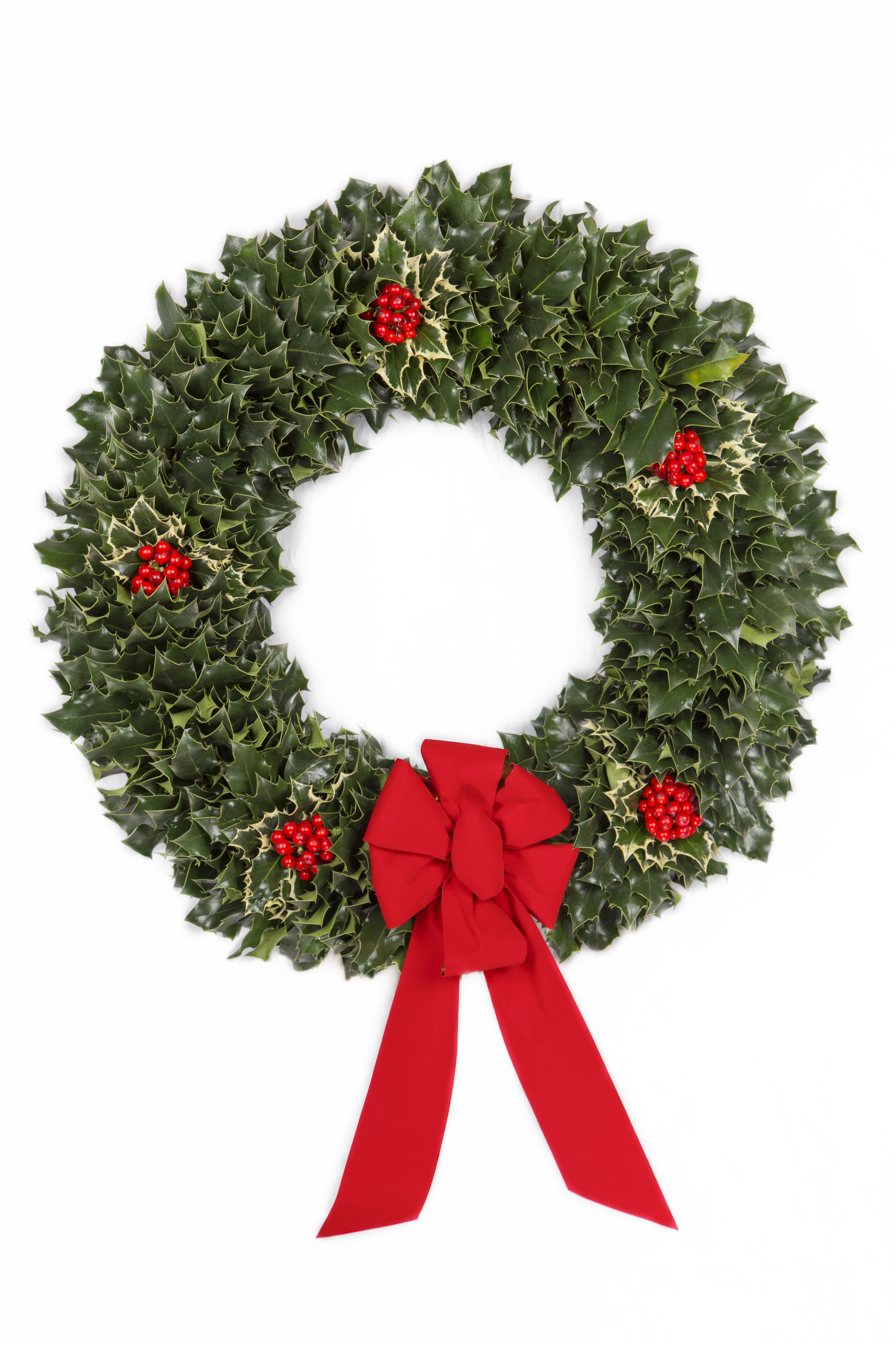 Green Holly Wreath – Our Signature Piece